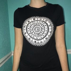 H&M zodiac signs graphic tea